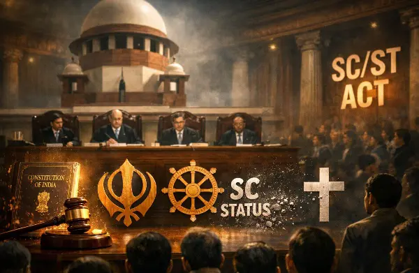 हिंदू, सिख, बौद्ध के अलावा धर्म अपनाते ही खत्म होगा SC दर्जा