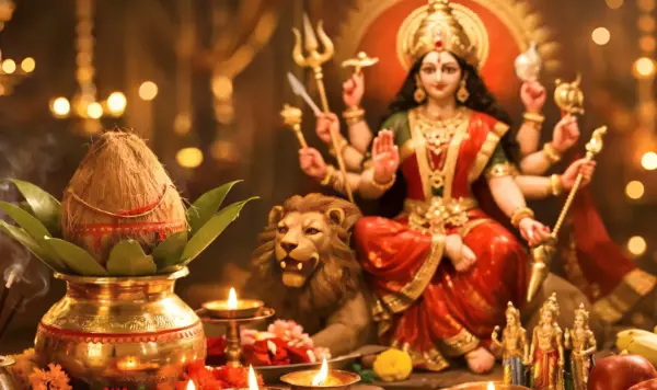 अमावस्या स्नान-दान और घटस्थापना एक ही दिन